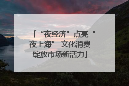“夜经济”点亮“夜上海” 文化消费绽放市场新活力